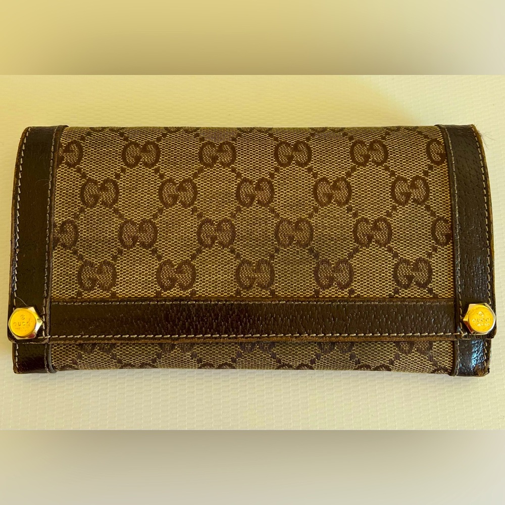 Gucci GG Canvas Long Wallet